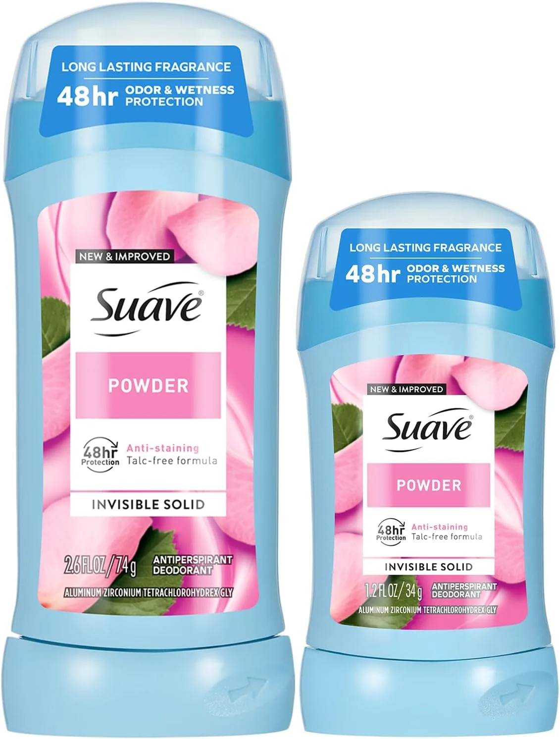 مام ضد تعریق زنانه سواو، رایحه پودری، بسته متنوع دو سایزی - جامد نامرئی ضد لک و بدون تالک (مجموعه 2 عددی) مام ضد تعریق زنانه سواو، رایحه پودری، بسته متنوع دو سایزی - جامد نامرئی ضد لک و بدون تالک (مجموعه 2 عددی)