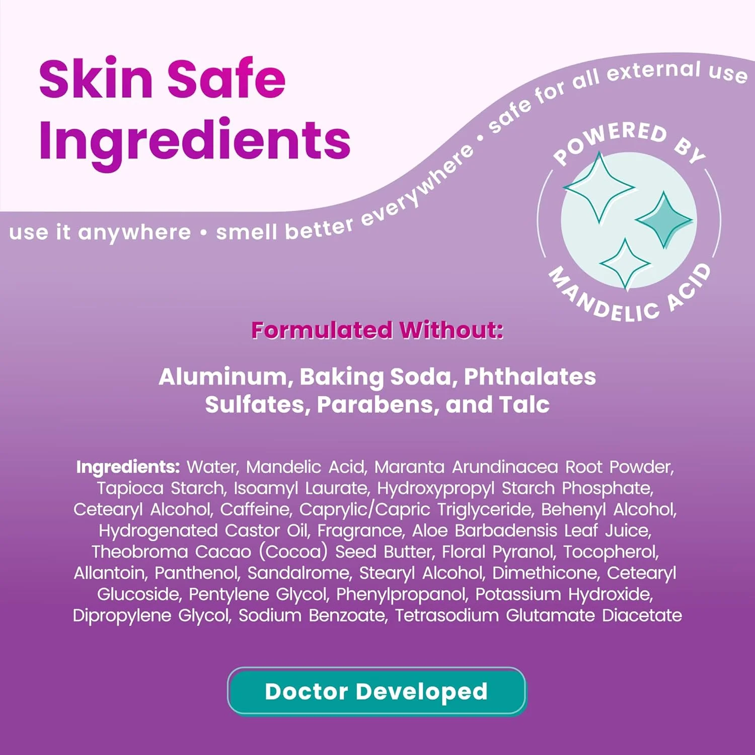 دئودورانت طبیعی لوم - زیر بغل و نواحی خصوصی - بدون آلومینیوم، بدون جوش شیرین، ضد حساسیت و ایمن برای پوست های حساس - استیک 62 گرمی (اسطوخودوس مریم گلی)