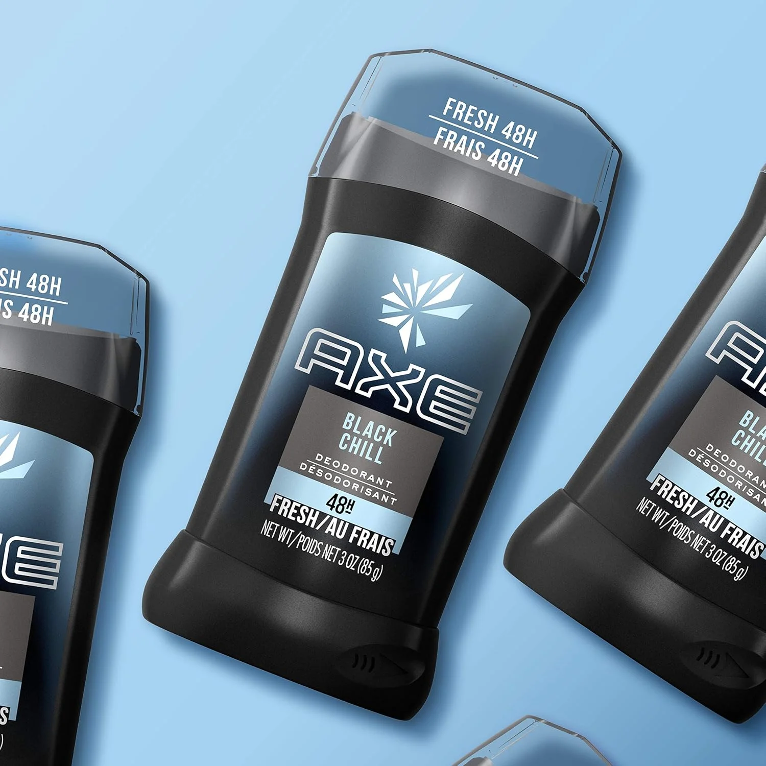 دئودورانت بدون آلومینیوم مردانه AXE Black Chill، محافظت 48 ساعته در برابر بو، 3 اونس دئودورانت بدون آلومینیوم مردانه AXE Black Chill، محافظت 48 ساعته در برابر بو، 3 اونس