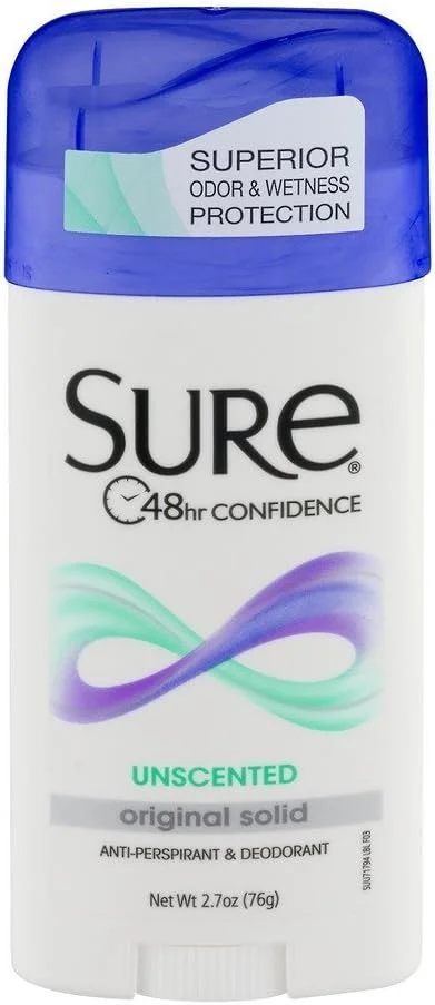 دئودورانت جامد بدون عطر Sure Original - بسته 2 عددی - 76 گرم دئودورانت جامد بدون عطر Sure Original - بسته 2 عددی - 76 گرم