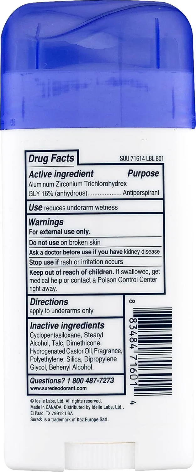 دئودورانت Sure، جامد نامرئی، طراوت و خنکی، 76 میلی لیتر (بسته 3 عددی) دئودورانت Sure، جامد نامرئی، طراوت و خنکی، 76 میلی لیتر (بسته 3 عددی)