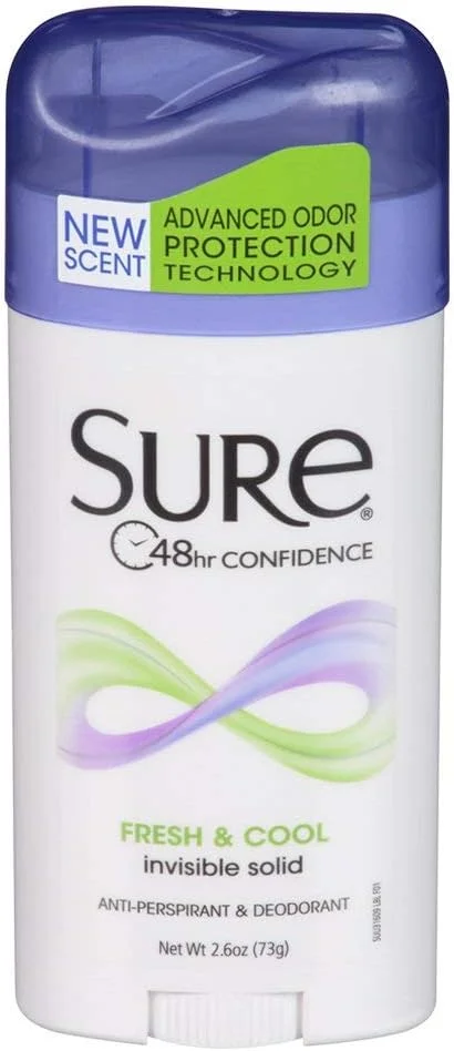 دئودورانت Sure، جامد نامرئی، طراوت و خنکی، 76 میلی لیتر (بسته 3 عددی) دئودورانت Sure، جامد نامرئی، طراوت و خنکی، 76 میلی لیتر (بسته 3 عددی)