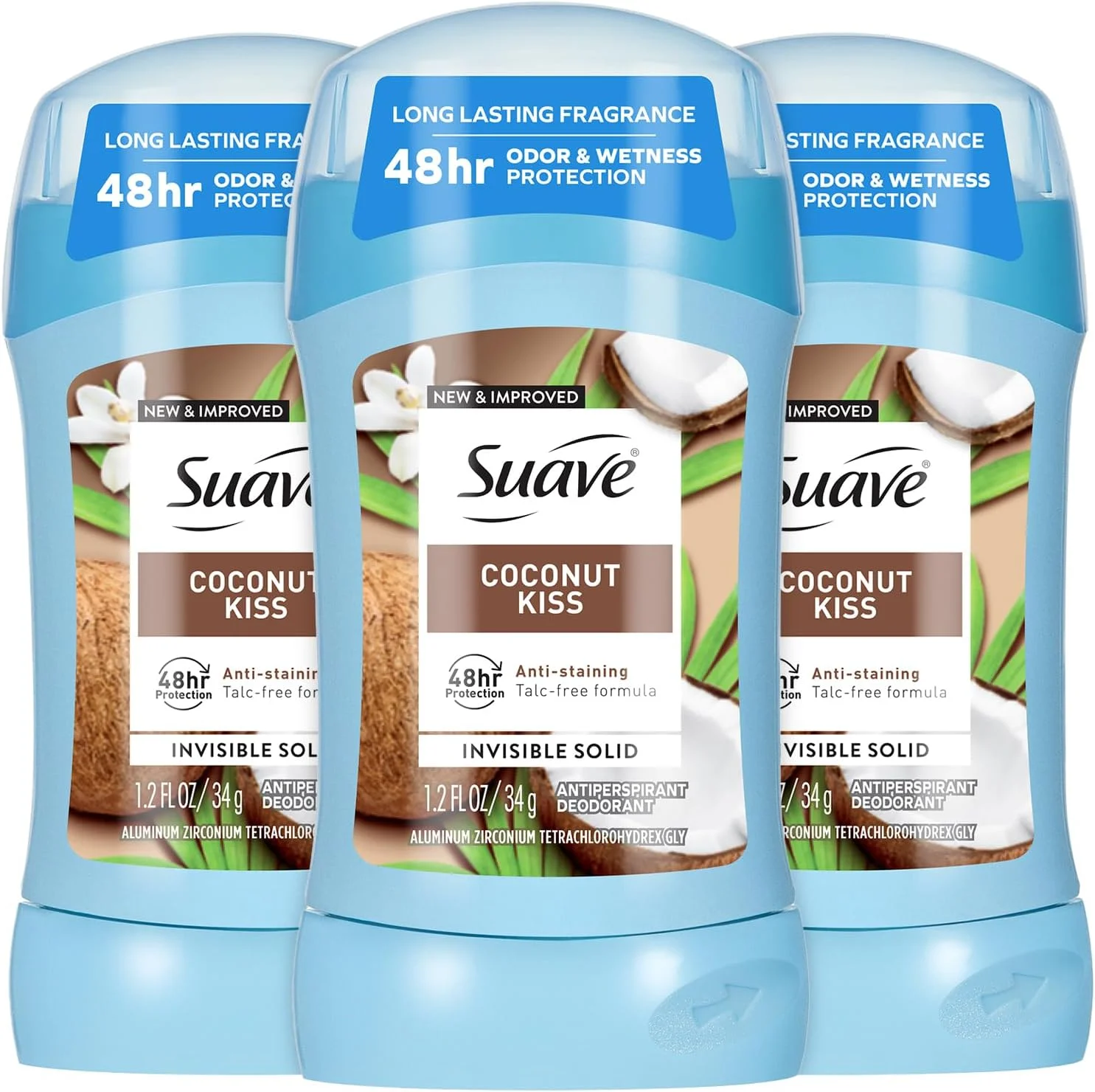 دئودورانت سواو 76 میلی لیتر رایحه نارگیل (بسته 3 عددی)