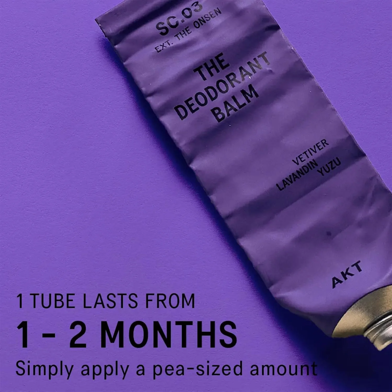 AKT، بالم دئودورانت. دئودورانت طبیعی چند منظوره و برنده جایزه. بدون پلاستیک. بدون جنسیت. بدون آلومینیوم. 100% موثر — هر تیوب تا 3 ماه دوام می آورد. SC.03 THE ONSEN. 50ml AKT، بالم دئودورانت. دئودورانت طبیعی چند منظوره و برنده جایزه. بدون پلاستیک. بدون جنسیت. بدون آلومینیوم. 100% موثر — هر تیوب تا 3 ماه دوام می آورد. SC.03 THE ONSEN. 50ml