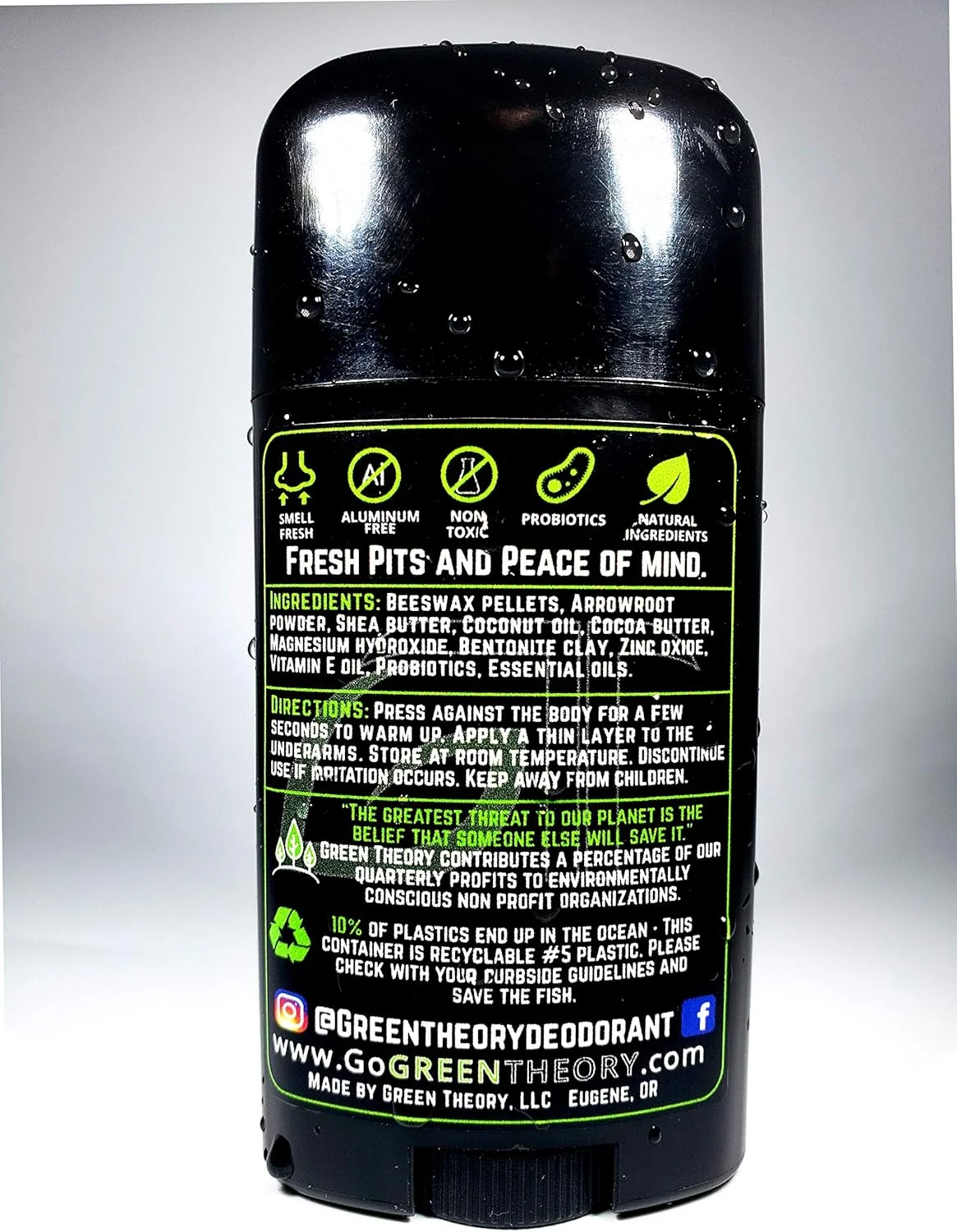 دئودورانت پروبیوتیک طبیعی جی تی گرین تئوری - موهیتو - فاقد جوش شیرین و آلومینیوم، غیر سمی، حاوی منیزیم هیدروکسید، زینک اکسید، ترنج، لیمو ترش، نعناع تند جامد 80 میلی لیتر دئودورانت پروبیوتیک طبیعی جی تی گرین تئوری - موهیتو - فاقد جوش شیرین و آلومینیوم، غیر سمی، حاوی منیزیم هیدروکسید، زینک اکسید، ترنج، لیمو ترش، نعناع تند جامد 80 میلی لیتر