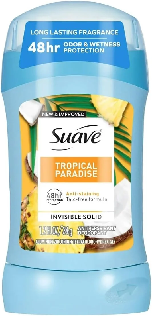 دئودورانت سواو، جامد نامرئی با رایحه تروپیکال پارادایس، ماندگاری 48 ساعته، 34 گرم