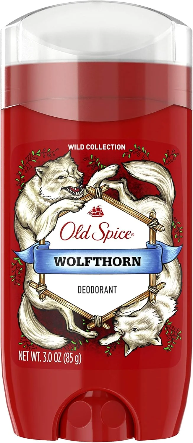 دئودورانت مردانه اولد اسپایس، رایحه ولف‌تورن، مجموعه وایلد، 85 گرم، بسته 3 عددی