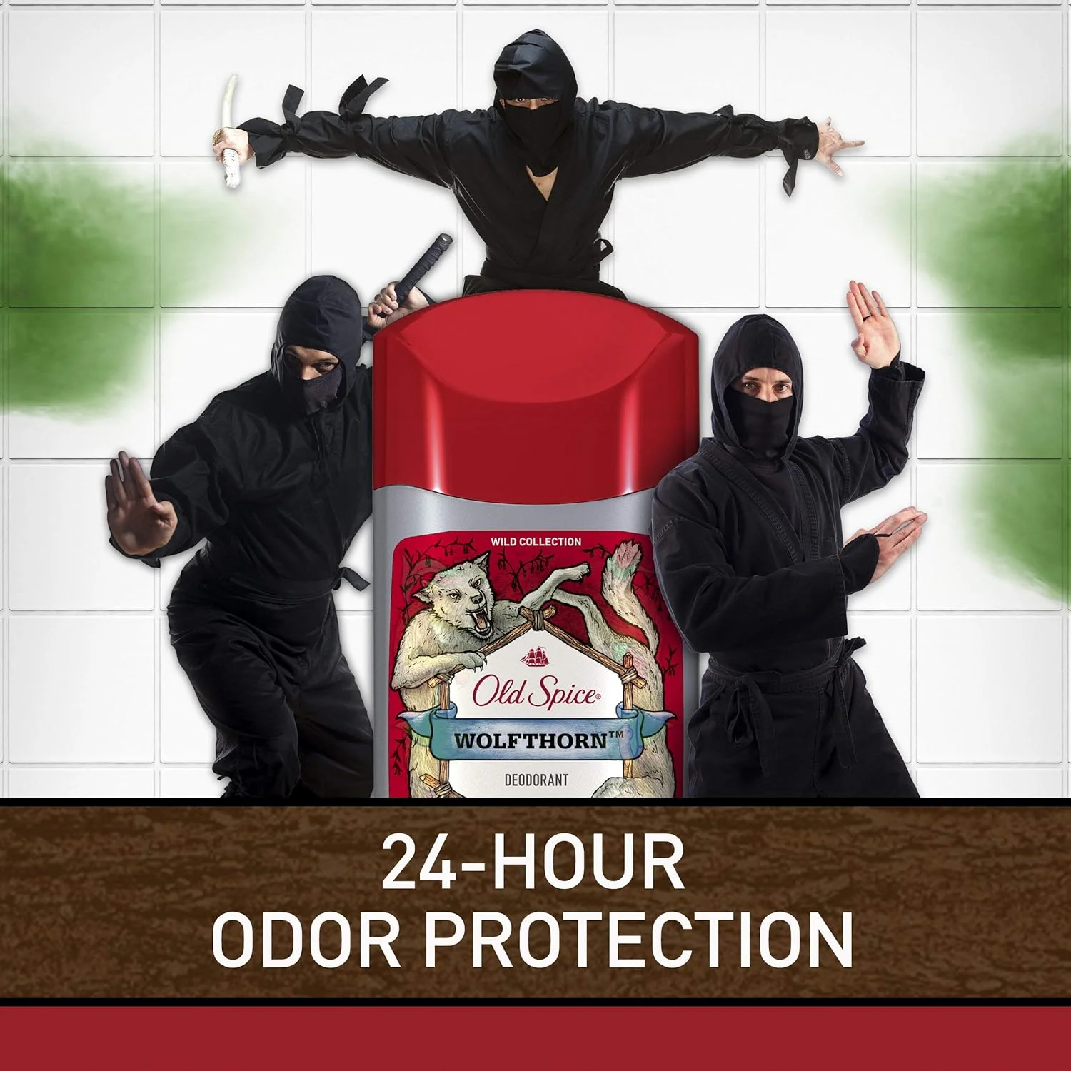 دئودورانت مردانه اولد اسپایس، رایحه ولف‌تورن، مجموعه وایلد، 85 گرم، بسته 3 عددی