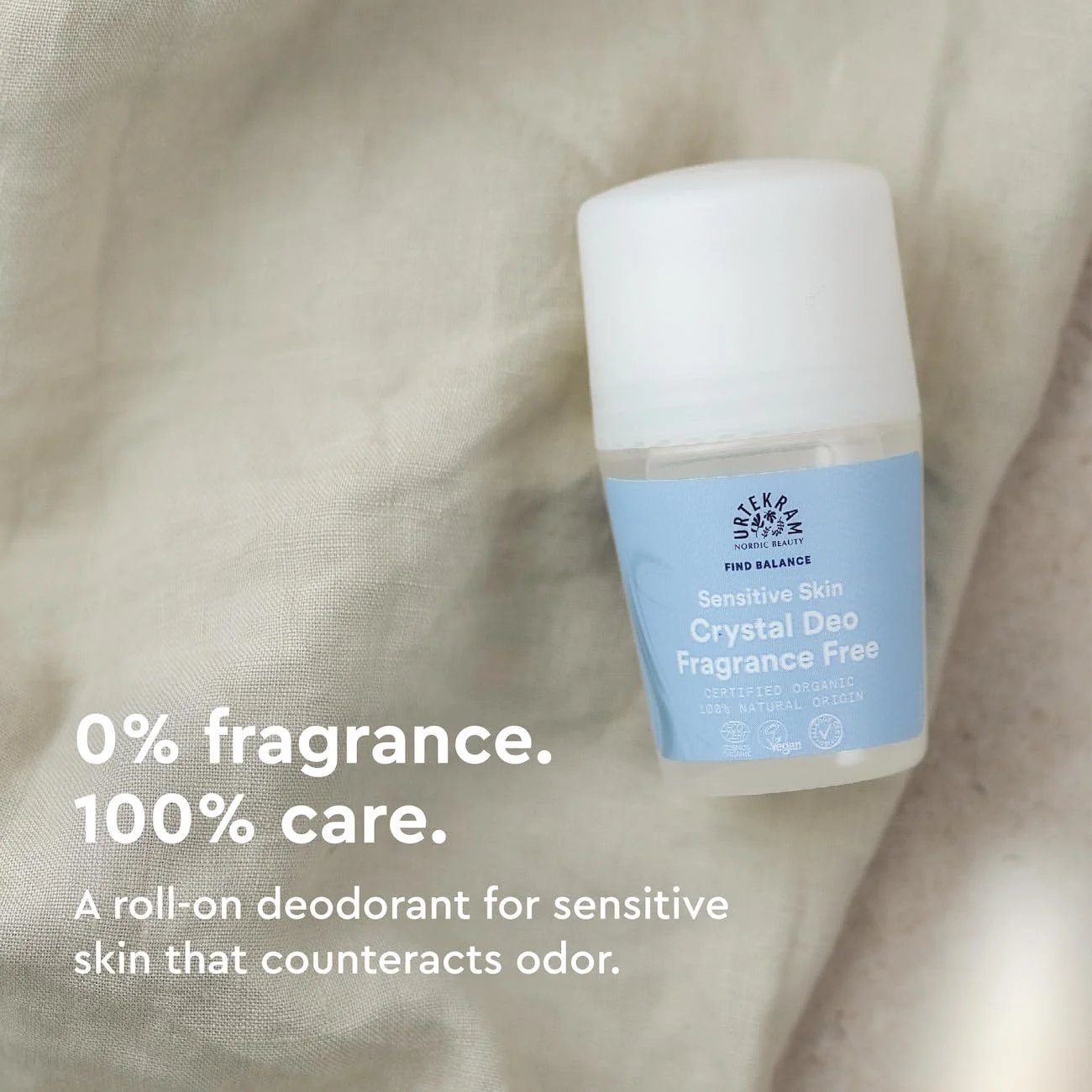 Urtekram - دئودورانت کریستالی بدون عطر Urtekram - 50 میلی لیتر