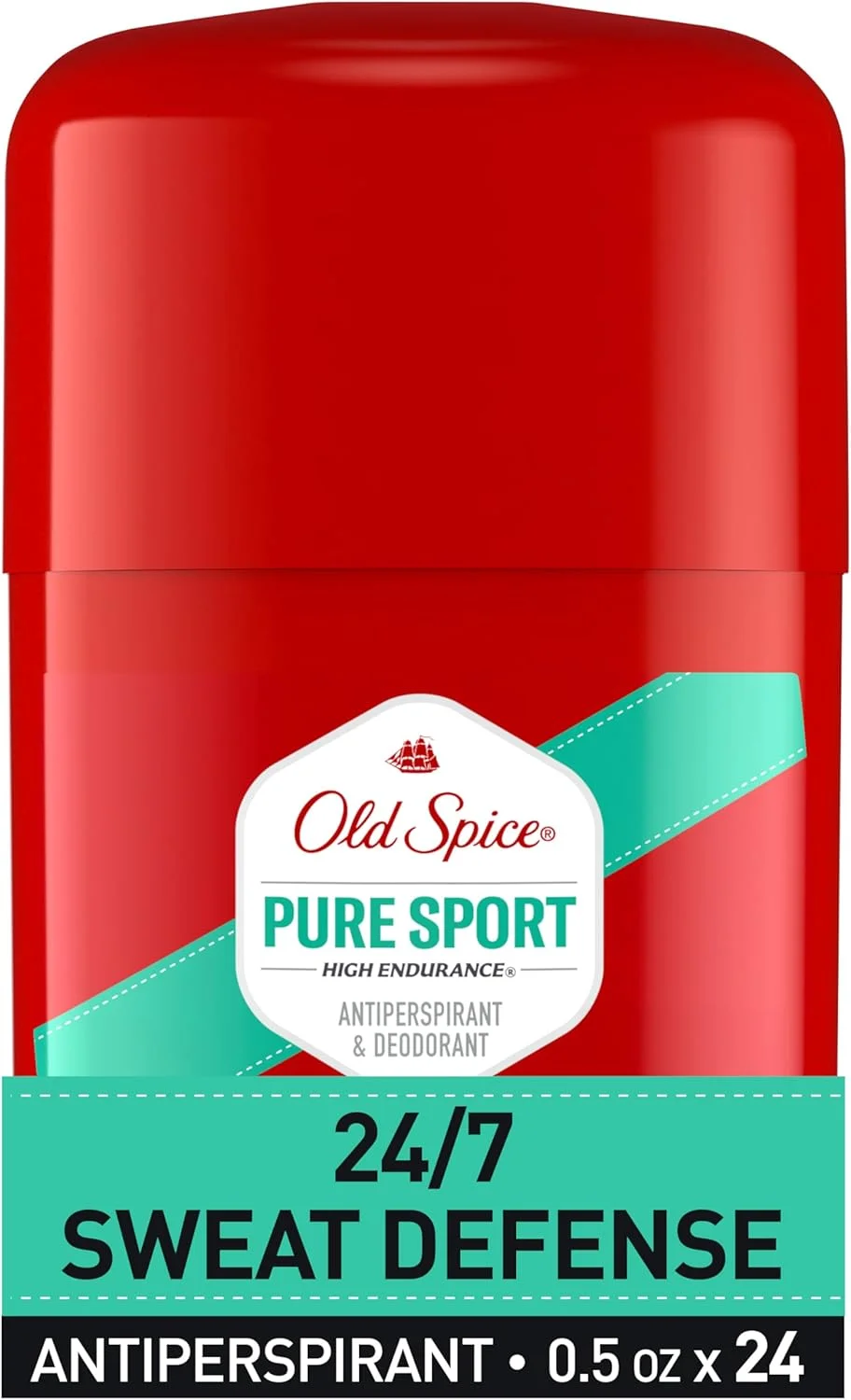 مام ضد تعریق و دئودورانت مردانه الد اسپایس مدل High Endurance Pure Sport، 14 گرم (بسته 24 عددی)