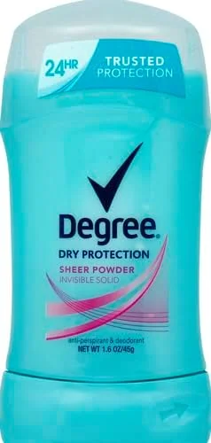 دئودورانت زنانه Degree مدل Sheer Powder، حجم 45 گرم دئودورانت زنانه Degree مدل Sheer Powder، حجم 45 گرم