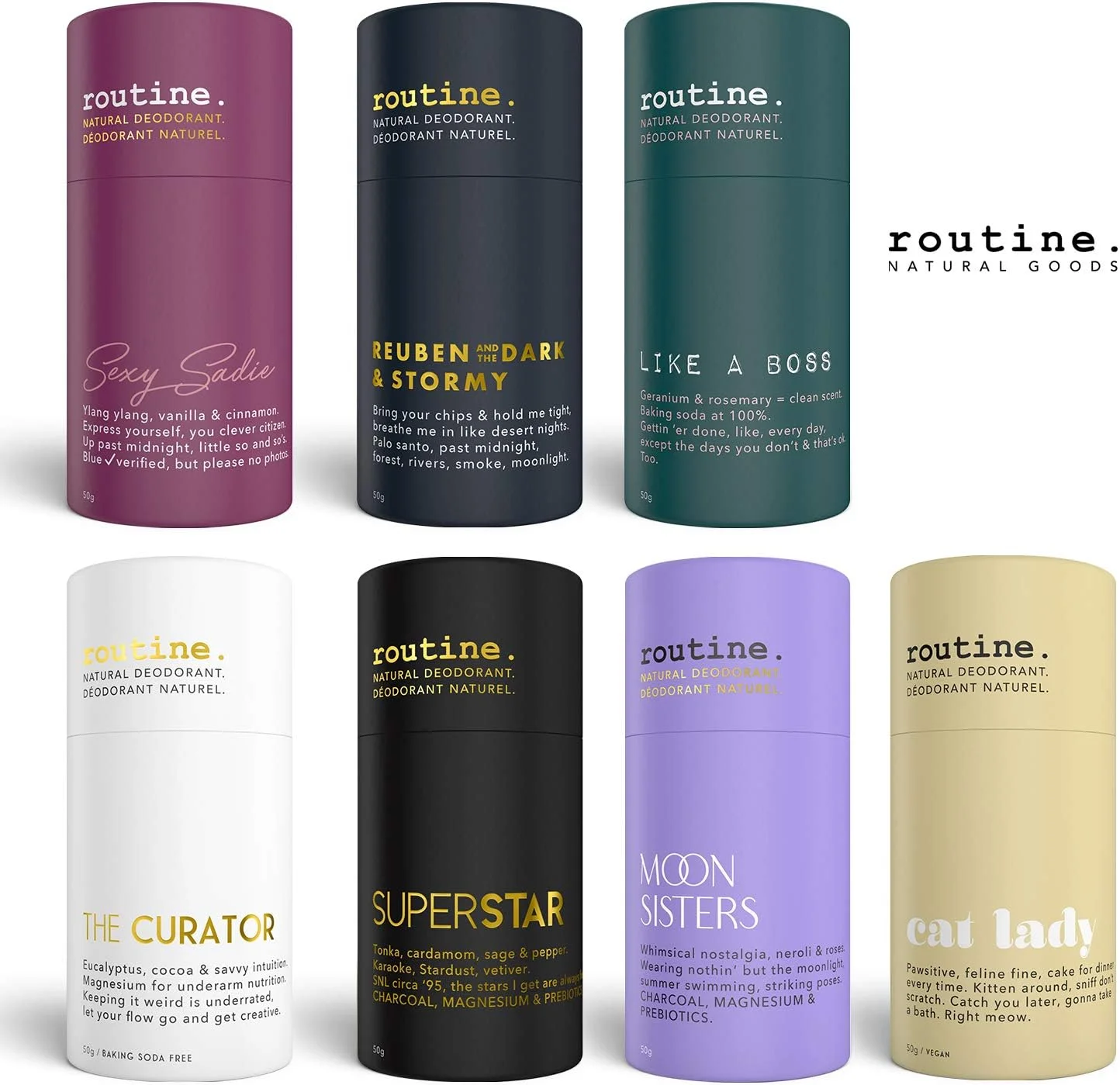 استیک دئودورانت طبیعی روتین 50 گرمی (بدون جوش شیرین - The Curator، تک - 50 گرم)