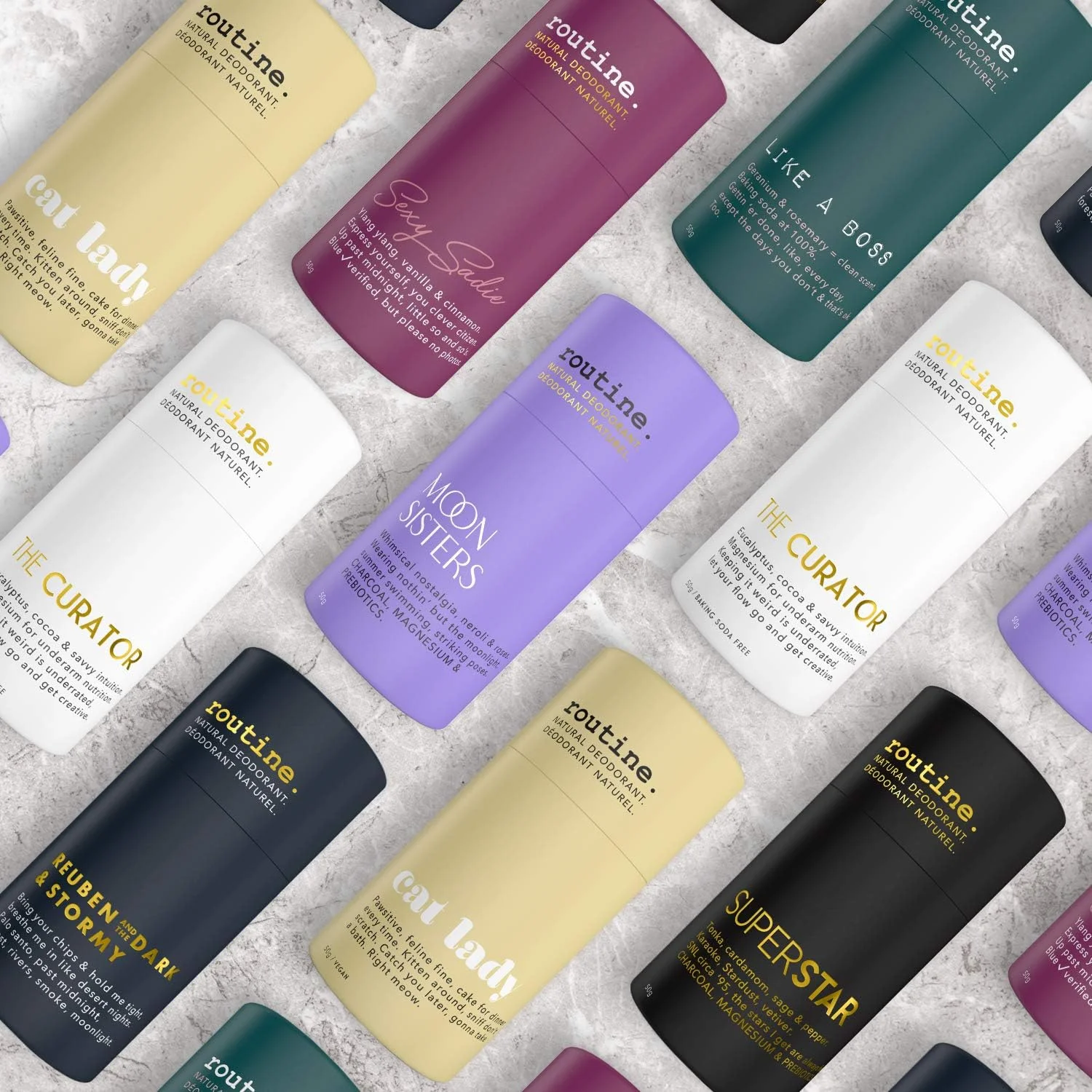 استیک دئودورانت طبیعی روتین 50 گرمی (بدون جوش شیرین - The Curator، تک - 50 گرم)