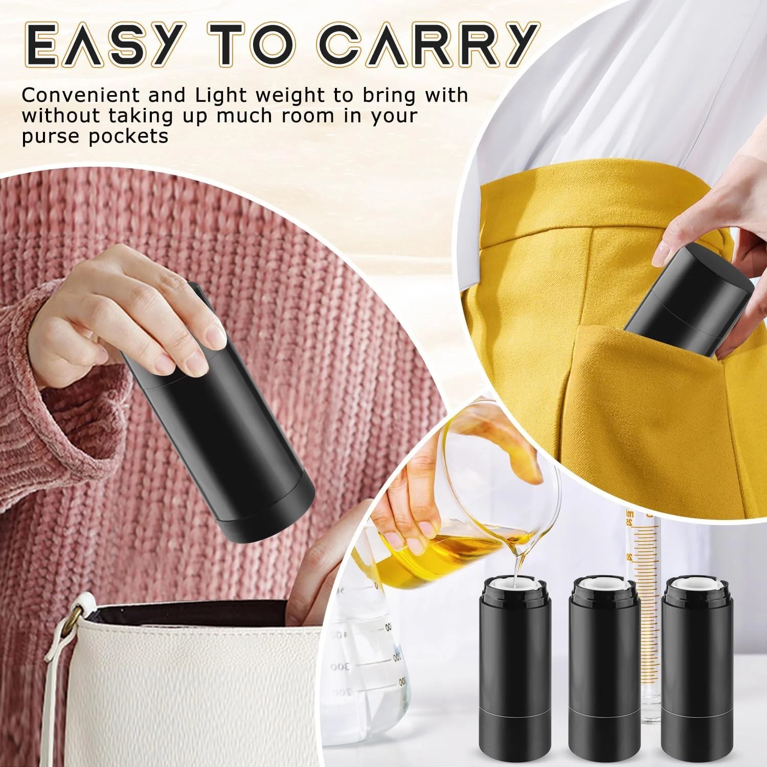 DMuuuDM بسته 10 عددی ظرف پلاستیکی دئودورانت 100 میلی لیتری، لوله استیکی پیچی قابل بازیافت گرد خالی برای دئودورانت خانگی، لوسیون های جامد، بالم بدن، صابون های استیکی، ضد آفتاب - پر کردن وارونه (مشکی) DMuuuDM بسته 10 عددی ظرف پلاستیکی دئودورانت 100 میلی لیتری، لوله استیکی پیچی قابل بازیافت گرد خالی برای دئودورانت خانگی، لوسیون های جامد، بالم بدن، صابون های استیکی، ضد آفتاب - پر کردن وارونه (مشکی)