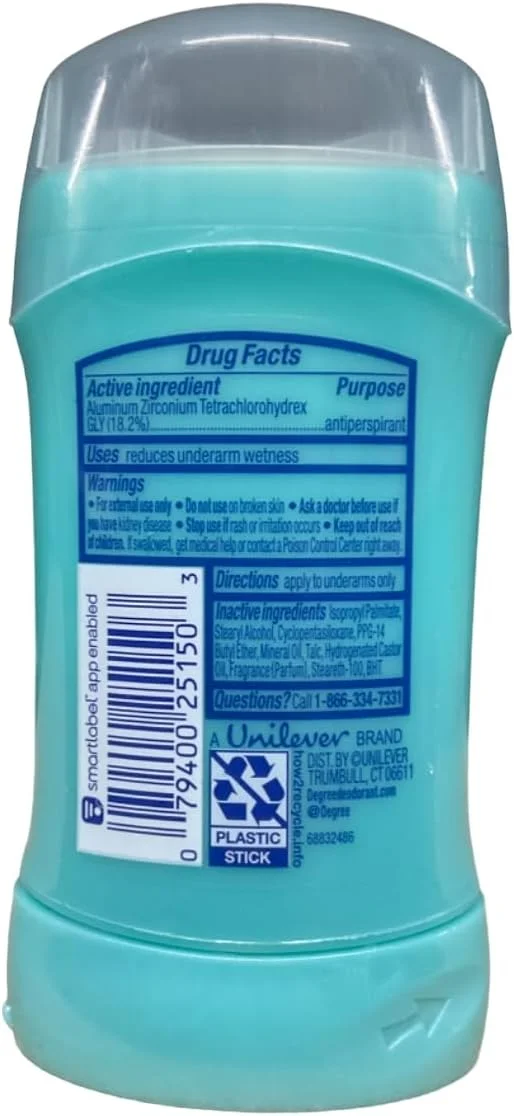 دئودورانت و ضد تعریق استیک زنانه Degree مدل Sheer Powder Invisible Solid، 45 گرم (بسته 6 عددی)