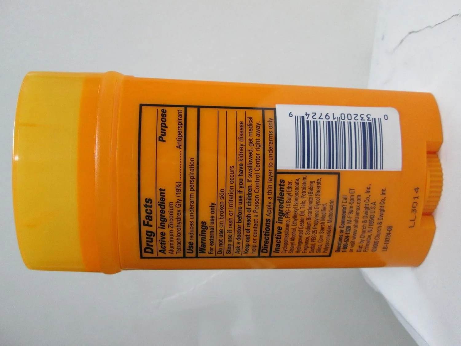 دئودورانت ضد تعریق مردانه آرم اند همر الترامکس اینویزیبل سالید واید استیک، 80 گرم