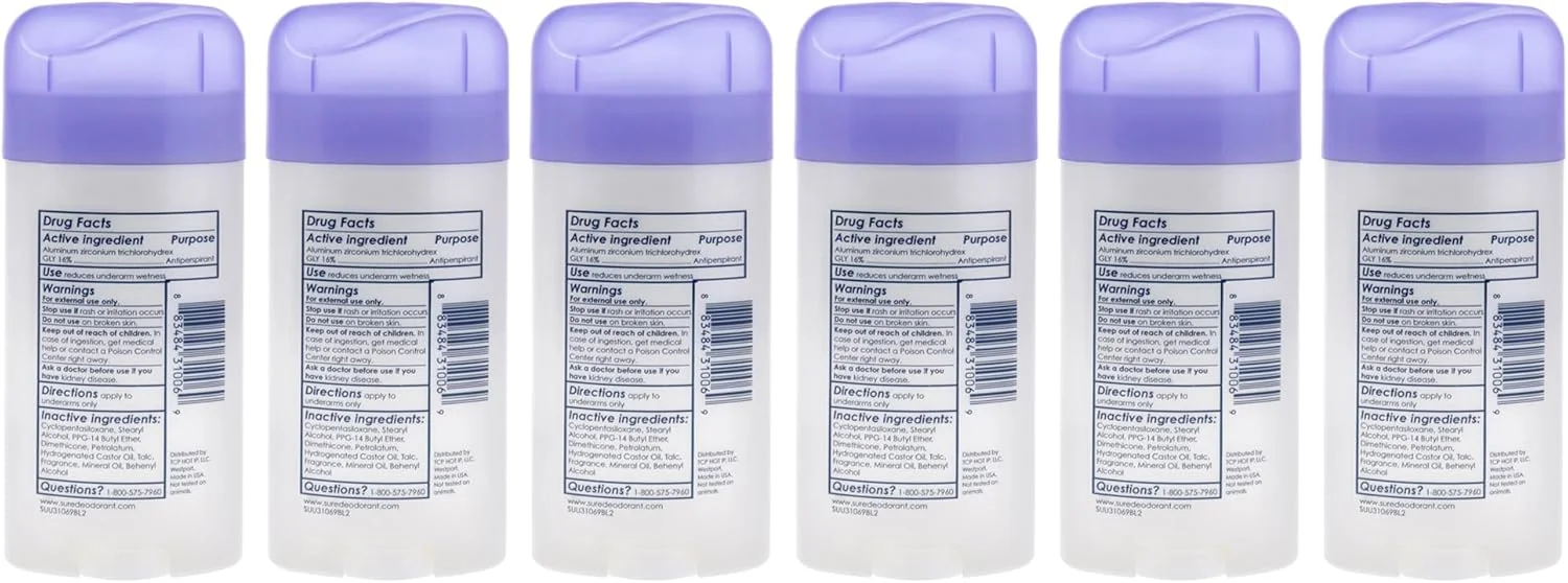 مام ضد تعریق Sure مدل Invisible Solid Fresh And Cool حجم 74 گرم (بسته 6 عددی) مام ضد تعریق Sure مدل Invisible Solid Fresh And Cool حجم 74 گرم (بسته 6 عددی)