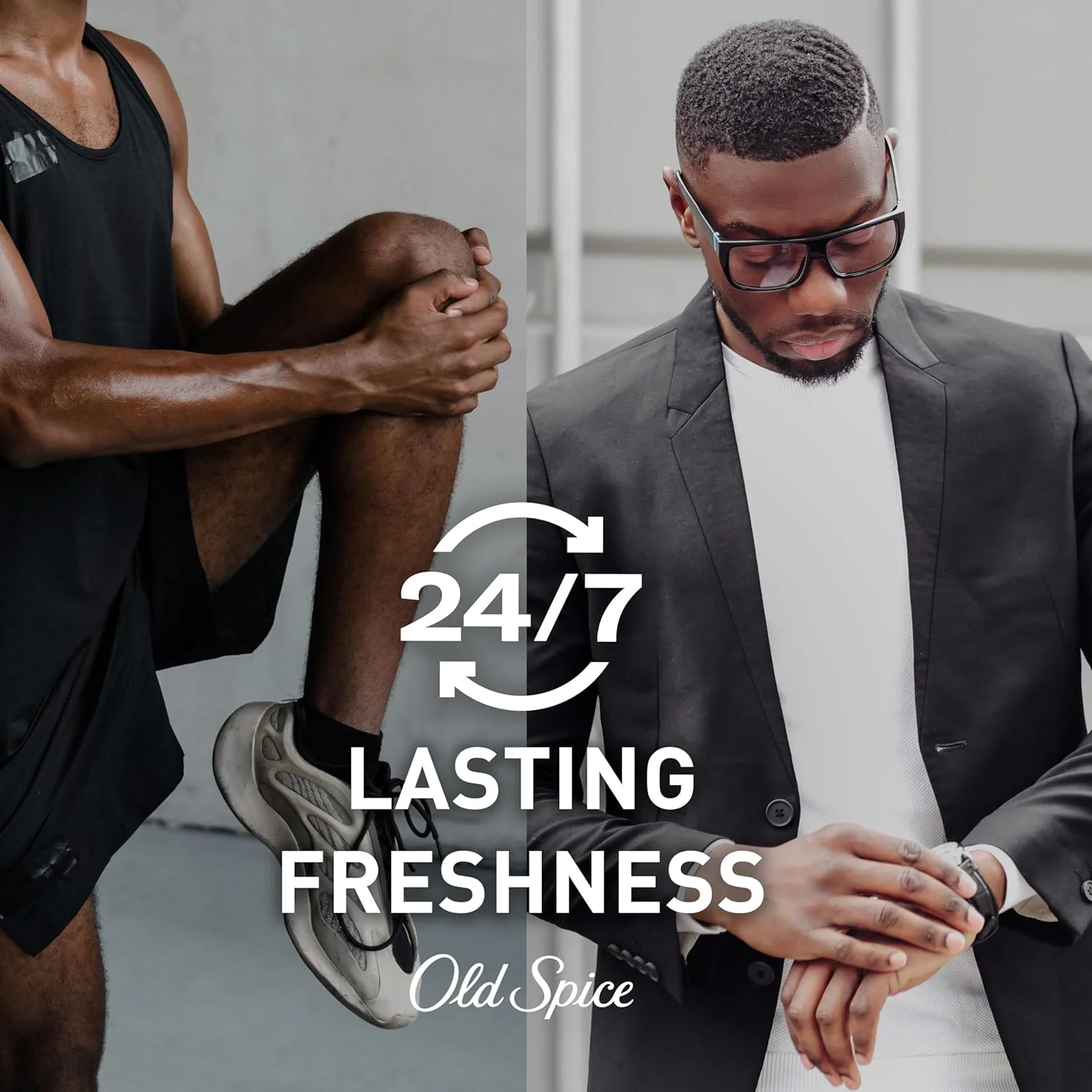 دئودورانت بدون آلومینیوم مردانه اولد اسپایس، محافظت 24 ساعته در برابر بو، طراوت 24 ساعته و رایحه ماندگار، استفاده آسان، Swagger با رایحه چوب سدر، 85 گرم (بسته 2 عددی)