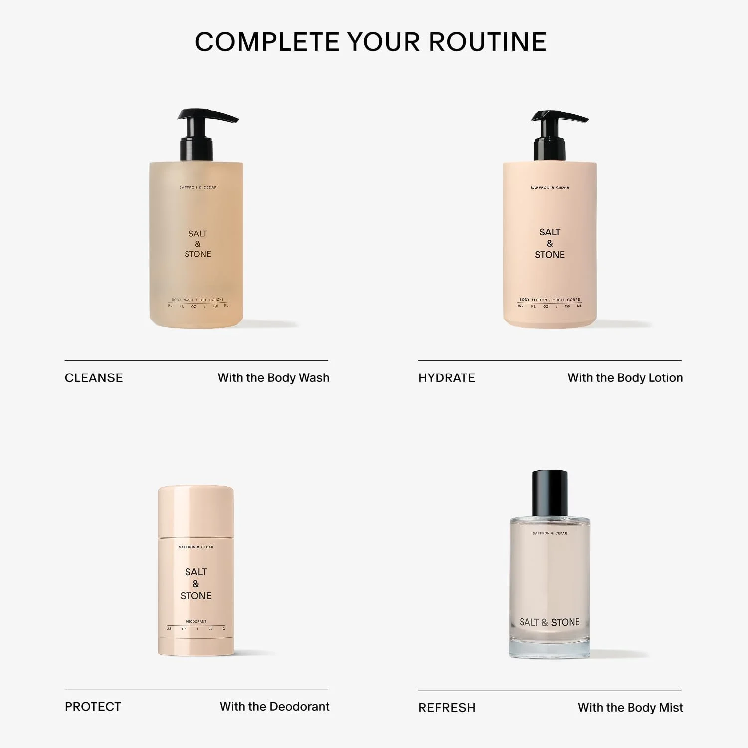 دئودورانت سالت اند استون | دئودورانت طبیعی فوق العاده قوی برای زنان و مردان | بدون آلومینیوم با عصاره جلبک دریایی، کره شی و پروبیوتیک (زعفران و سدر) دئودورانت سالت اند استون | دئودورانت طبیعی فوق العاده قوی برای زنان و مردان | بدون آلومینیوم با عصاره جلبک دریایی، کره شی و پروبیوتیک (زعفران و سدر)