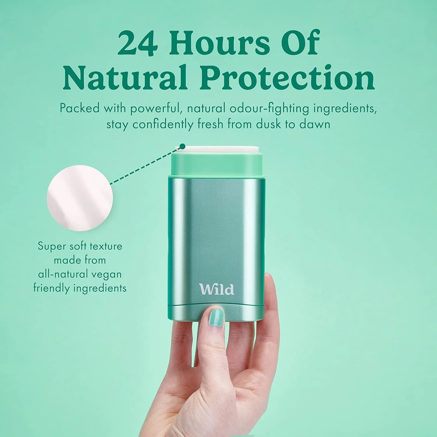 دئودورانت طبیعی قابل شارژ مجدد Wild - بدون آلومینیوم - قاب آبی با 3 عدد پرکننده پنبه تازه و نمک دریا (40 گرم) - وگان و سازگار با محیط زیست - محافظت طولانی مدت - مواد طبیعی - کیت استارتر دئودورانت طبیعی قابل شارژ مجدد Wild - بدون آلومینیوم - قاب آبی با 3 عدد پرکننده پنبه تازه و نمک دریا (40 گرم) - وگان و سازگار با محیط زیست - محافظت طولانی مدت - مواد طبیعی - کیت استارتر