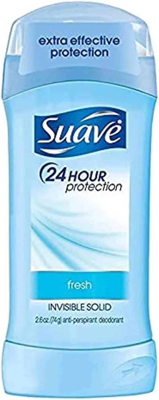 استیک ضد تعریق و خوشبو کننده بدن زنانه Suave، محافظت 48 ساعته در برابر بو و رطوبت، رایحه Fresh، حجم 74 گرم