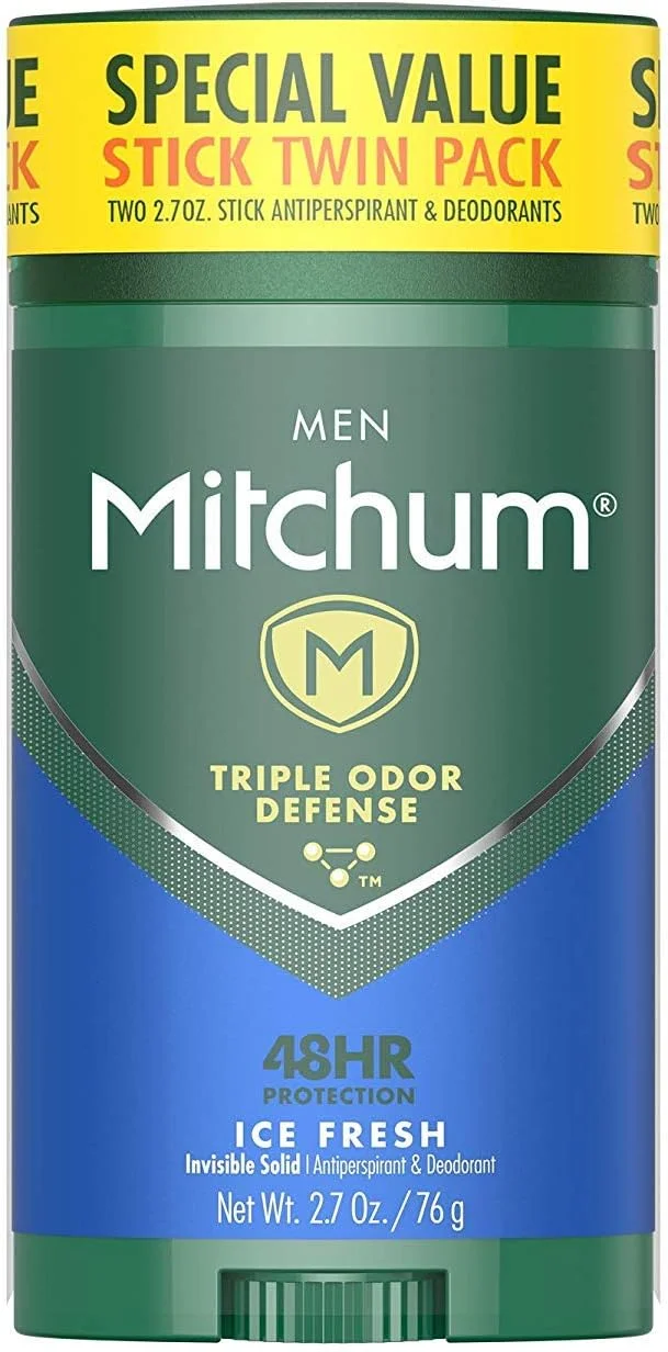 مام ضد تعریق و دئودورانت مردانه میچام - جامد نامرئی - یخی تازه - وزن خالص 76 گرم در هر استیک - بسته دوتایی - بسته 2 تایی دوتایی
