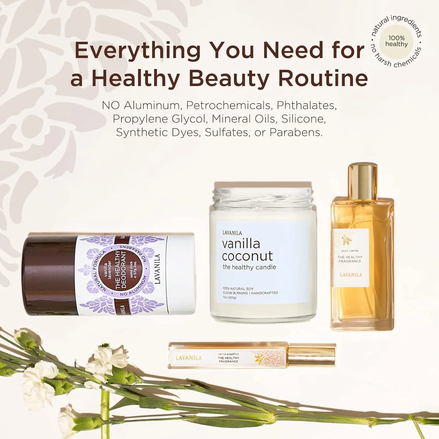 دئودورانت بدون آلومینیوم Lavanila، Sport Luxe + Vanilla Lavender، 2oz هر کدام - دئودورانت سالم برای آقایان و بانوان - استیک جامد، وگان دئودورانت بدون آلومینیوم Lavanila، Sport Luxe + Vanilla Lavender، 2oz هر کدام - دئودورانت سالم برای آقایان و بانوان - استیک جامد، وگان