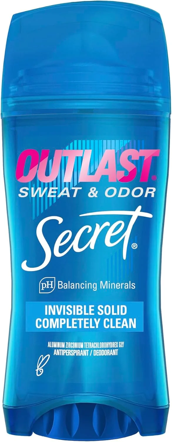مام ضد تعریق و دئودورانت زنانه سکرت، Outlast Xtend Invisible Solid، کاملا تمیز، 74 گرم، بسته بندی ممکن است متفاوت باشد