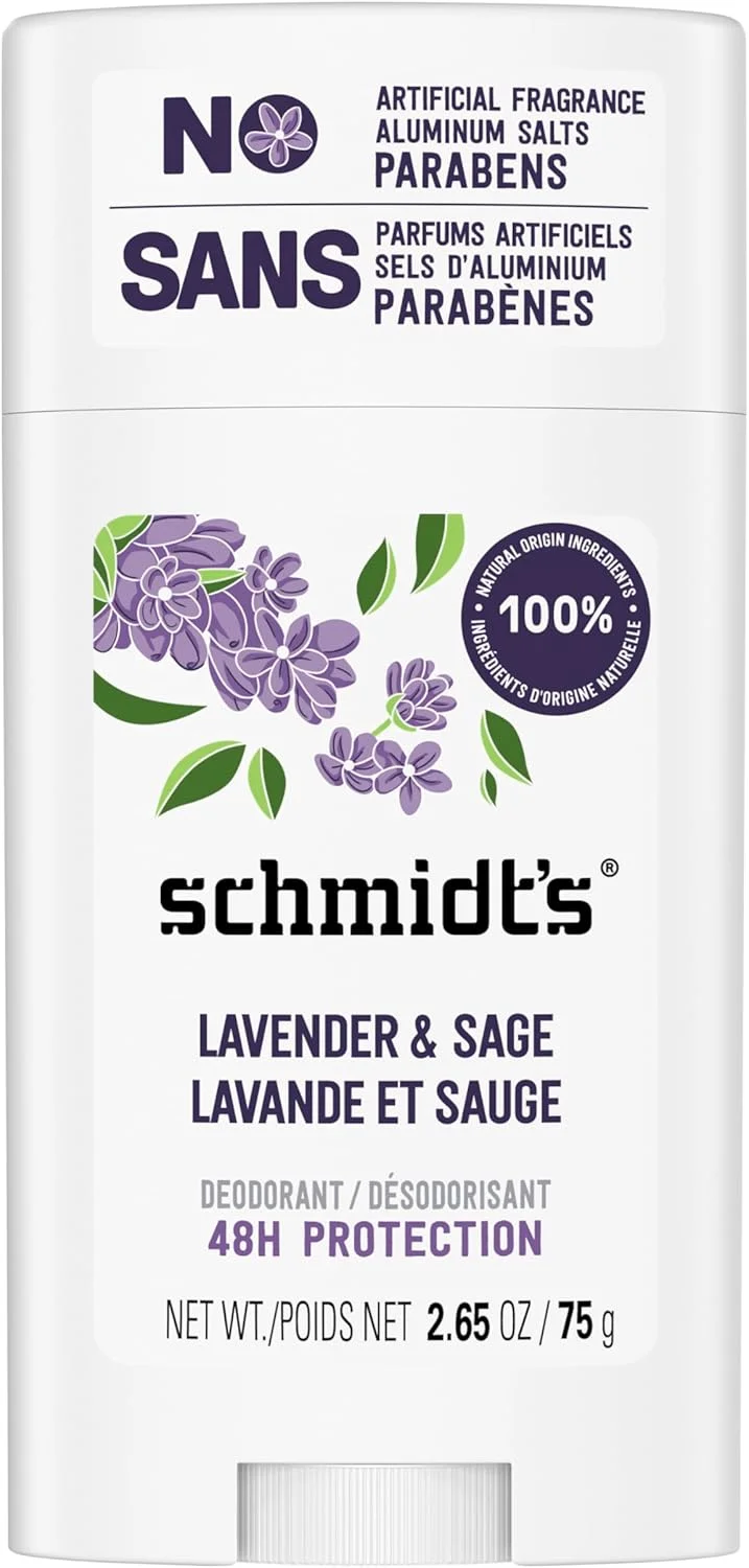 استیک دئودورانت طبیعی اسطوخودوس + مریم گلی اشمیت، 80 میلی لیتر