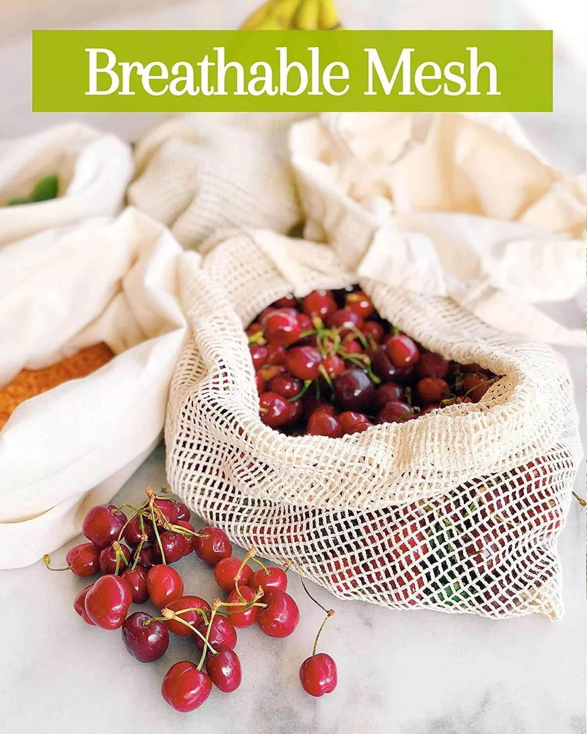 ست نظم دهنده یخچال RERE، سطل های سازمان دهنده مواد غذایی، جعبه های نگهداری پلاستیکی شفاف و قابل چیدن با دستگیره برای آشپزخانه، فریزر و اتاق کودک به همراه کیسه های توری برای میوه و سبزیجات