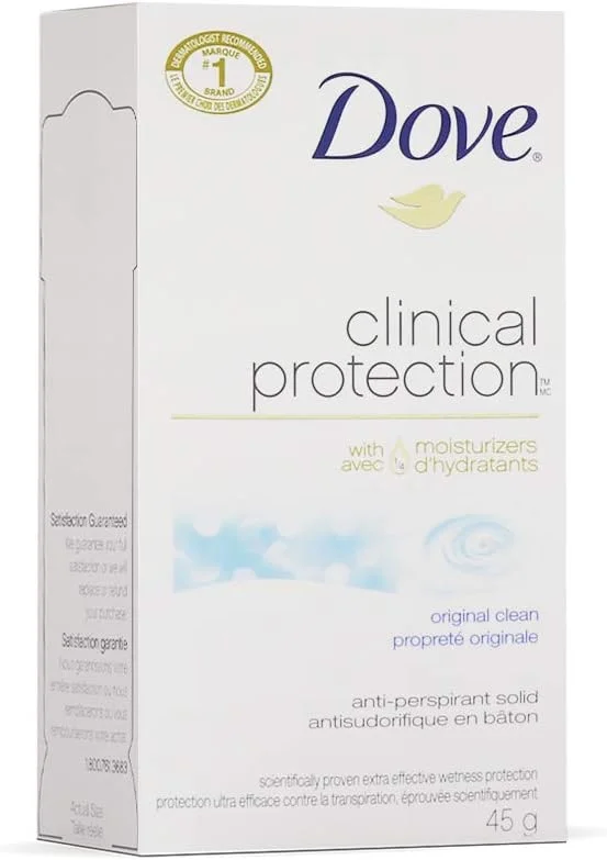 دئودورانت استیک ضد تعریق زنانه داو مدل Clinical Protection Original حجم 48 گرم