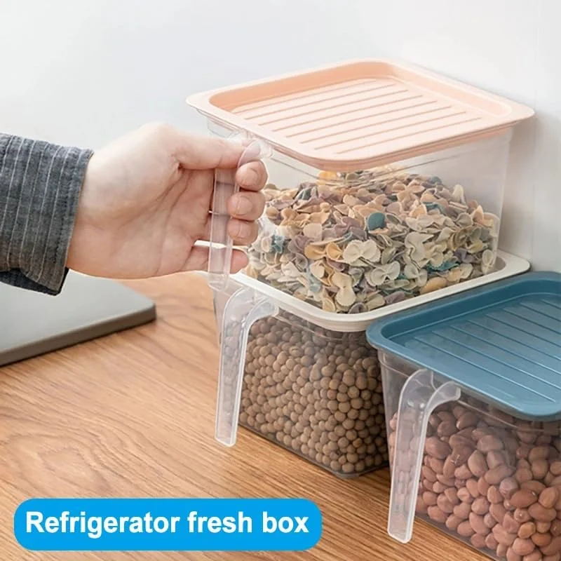 بسته 4 عددی جعبه های نگهداری کوچک Premify با درب، جعبه های نگهداری پلاستیکی قابل چیدن، سازمان دهنده یخچال و آشپزخانه، ظروف نگهداری مواد غذایی بسته 4 عددی جعبه های نگهداری کوچک Premify با درب، جعبه های نگهداری پلاستیکی قابل چیدن، سازمان دهنده یخچال و آشپزخانه، ظروف نگهداری مواد غذایی