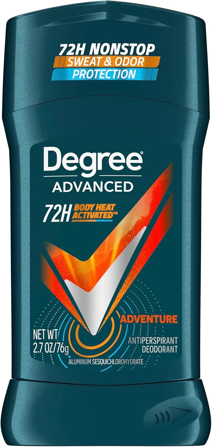 استیک ضد تعریق و دئودورانت مردانه Degree مدل Adrenaline Series Adventure Invisible، 76 گرم