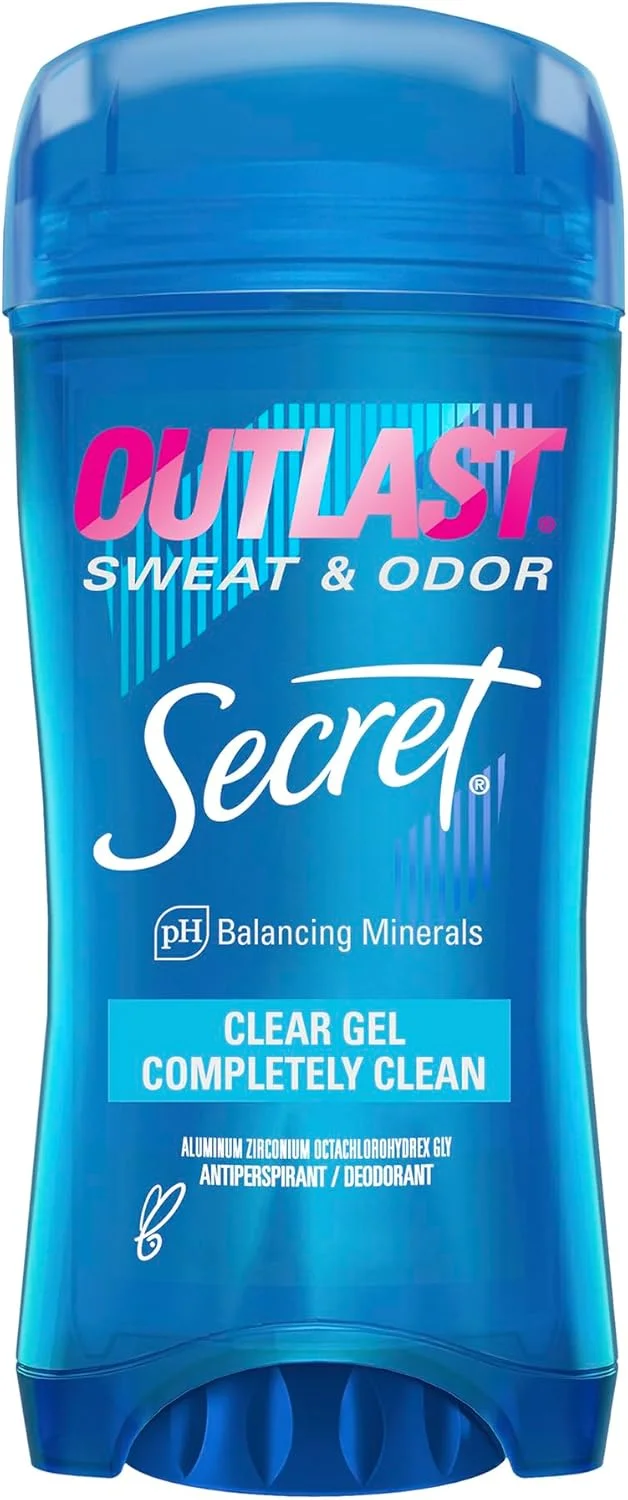ژل ضد تعریق و خوشبو کننده بدن سکرت اوت لست، مدل Clear Gel، کاملا تمیز - 73 گرم، بسته 2 عددی