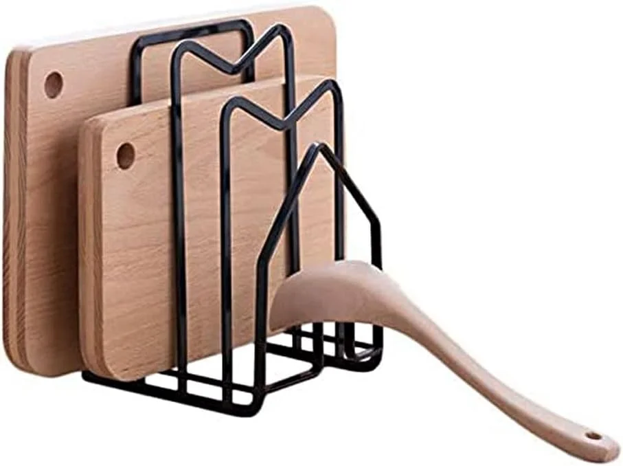 نگهدارنده تخته برش ORiTi، استند سازمان دهنده تخته خردکن، نگهدارنده درب قابلمه و تابه، سازمان دهنده استیل تخت آشپزخانه، 21.3x14.5x12.5 سانتی متر، مشکی نگهدارنده تخته برش ORiTi، استند سازمان دهنده تخته خردکن، نگهدارنده درب قابلمه و تابه، سازمان دهنده استیل تخت آشپزخانه، 21.3x14.5x12.5 سانتی متر، مشکی