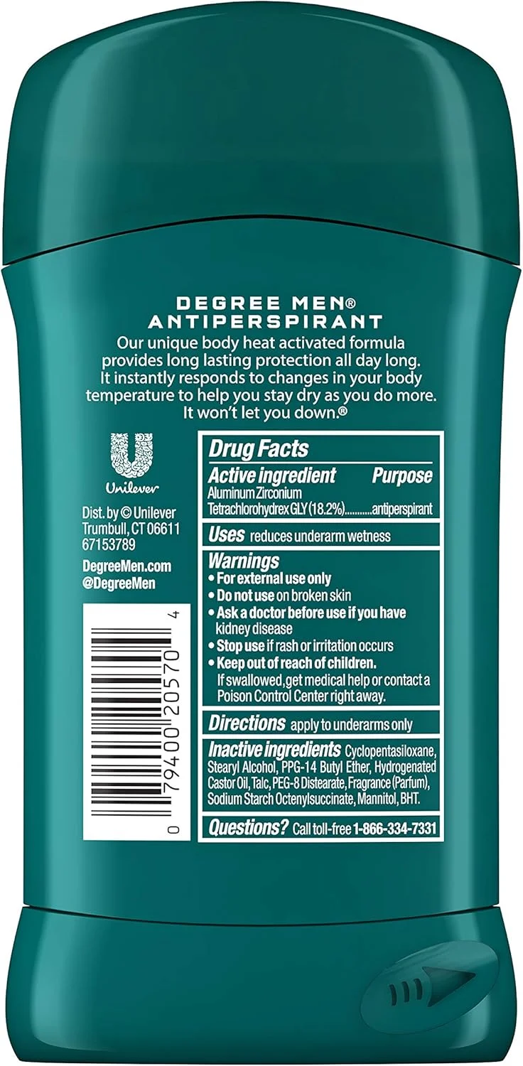 استیک ضد تعریق و دئودورانت مردانه Degree Cool Comfort، نامرئی، 76 گرم استیک ضد تعریق و دئودورانت مردانه Degree Cool Comfort، نامرئی، 76 گرم