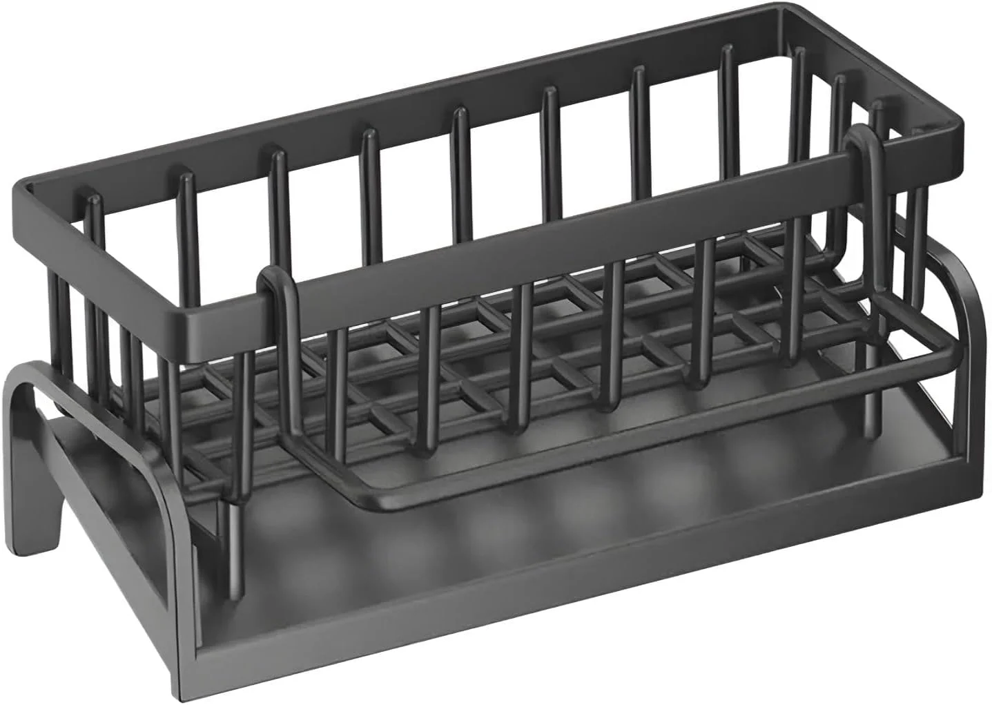 ارگانایزر سینک ظرفشویی فولاد کربنی با سینی تخلیه خودکار، نگهدارنده اسفنج، نگهدارنده حوله و تی، ارگانایزر مشکی با قلاب، لوازم جانبی فوق العاده آشپزخانه و حمام مشکی ارگانایزر سینک ظرفشویی فولاد کربنی با سینی تخلیه خودکار، نگهدارنده اسفنج، نگهدارنده حوله و تی، ارگانایزر مشکی با قلاب، لوازم جانبی فوق العاده آشپزخانه و حمام مشکی