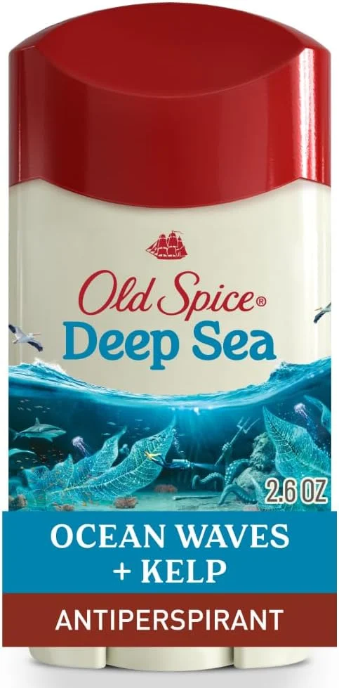 دئودورانت ضد تعریق مردانه اولد اسپایس Deep Sea با عناصر اقیانوسی، جامد نامرئی، 80 میلی لیتر دئودورانت ضد تعریق مردانه اولد اسپایس Deep Sea با عناصر اقیانوسی، جامد نامرئی، 80 میلی لیتر