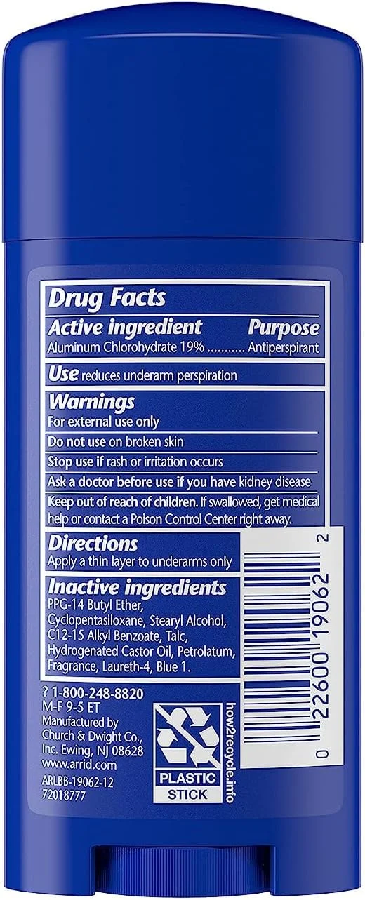 ضد تعریق جامد آرید XX مدل Regular حجم 74 گرم (بسته 3 عددی)