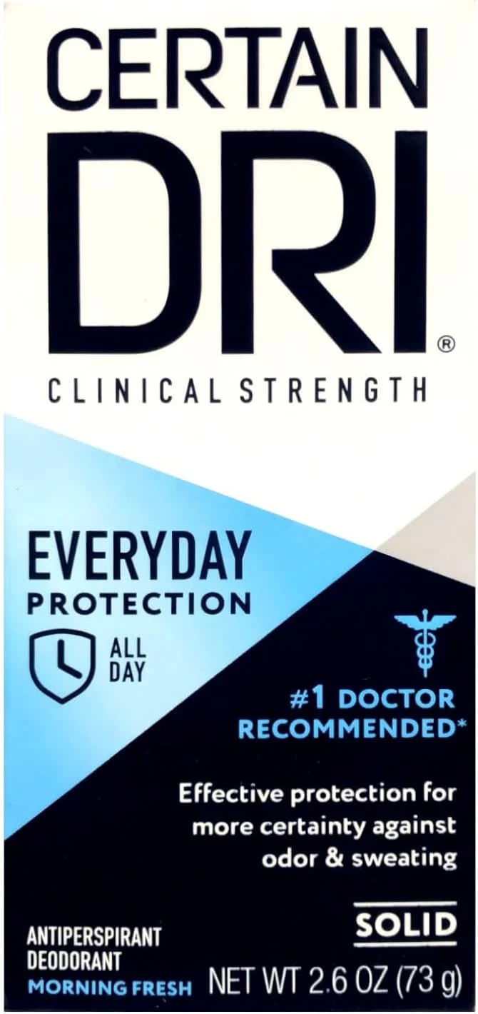 مام ضد تعریق جامد با رایحه طراوت صبحگاهی Certain Dri Everyday Strength، بسته 3 عددی مام ضد تعریق جامد با رایحه طراوت صبحگاهی Certain Dri Everyday Strength، بسته 3 عددی