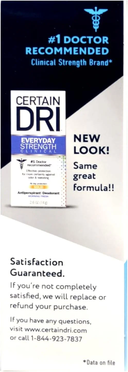 مام ضد تعریق جامد با رایحه طراوت صبحگاهی Certain Dri Everyday Strength، بسته 3 عددی مام ضد تعریق جامد با رایحه طراوت صبحگاهی Certain Dri Everyday Strength، بسته 3 عددی
