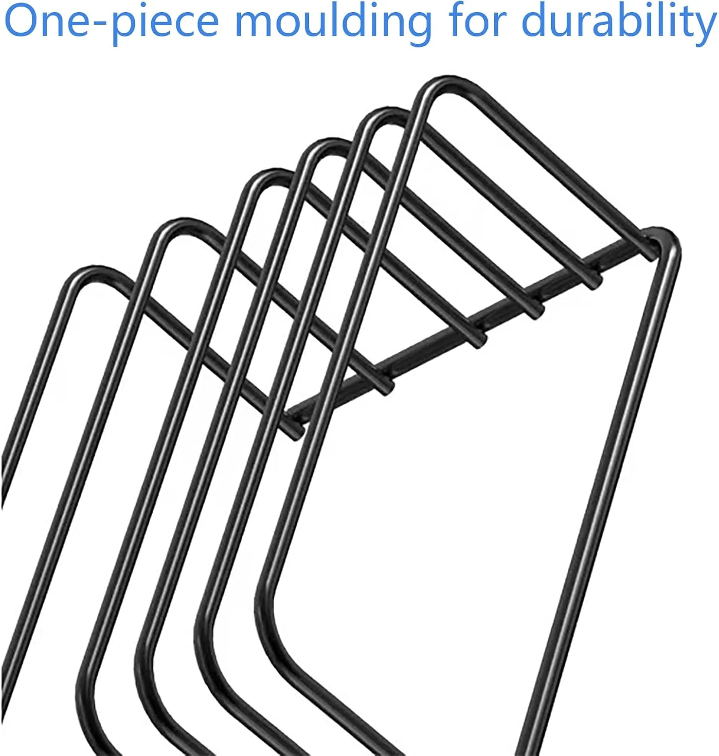 نگهدارنده تخته برش، قفسه فلزی برای تخته های خردکن، استند نگهدارنده بشقاب و دیس با 5 شیار برای نگهداری در کابینت آشپزخانه، سینی شیرینی پزی، ورقه پخت، سازمان دهنده لوازم پخت روی میز (2 عدد)