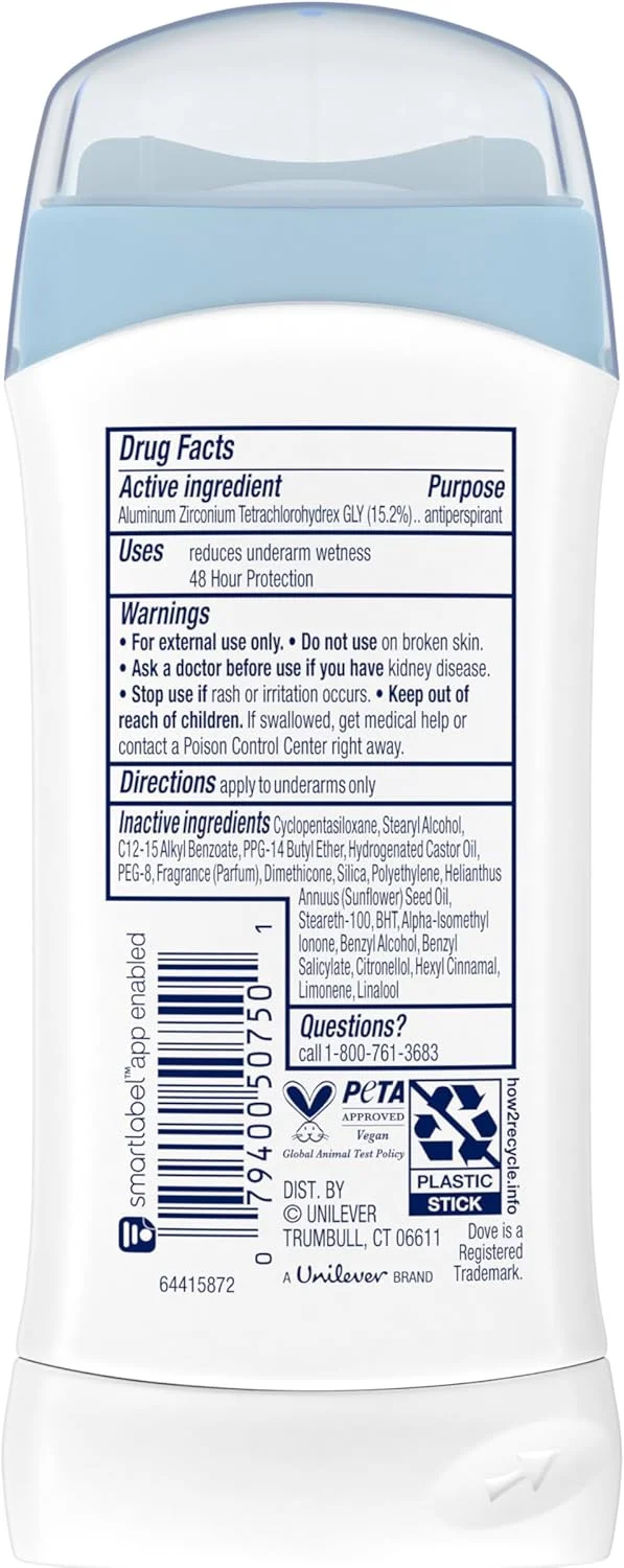 استیک ضد تعریق و دئودورانت نامرئی داو فرش برای آقایان و بانوان، 74 گرم