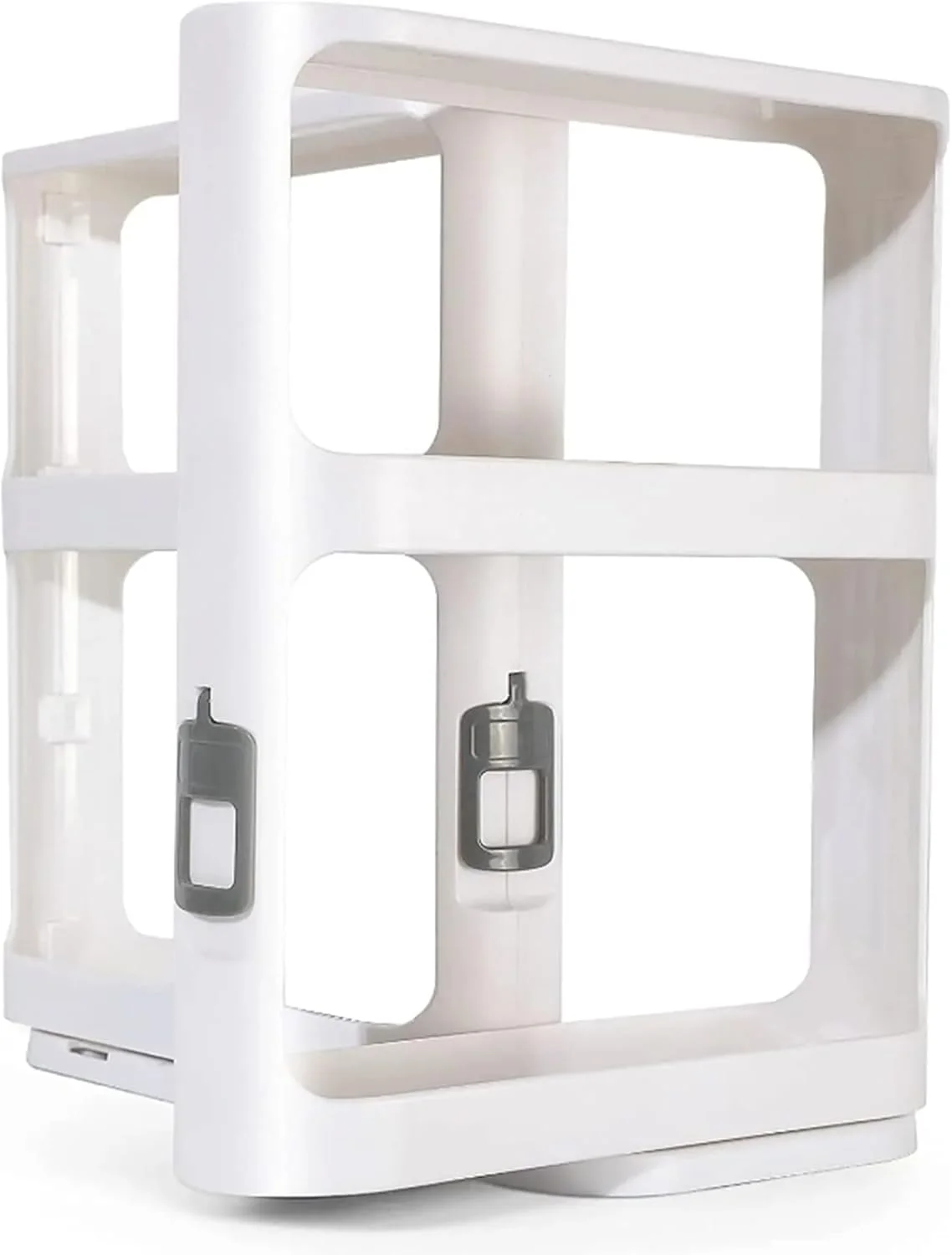 جا ادویه ای، نظم دهنده دارو، نظم دهنده کابینت آشپزخانه و حمام، قفسه نگهداری مواد غذایی و نگهداری لوازم آرایش، نظم دهنده عمودی جا ادویه ای، سفید، 1 عدد در هر بسته