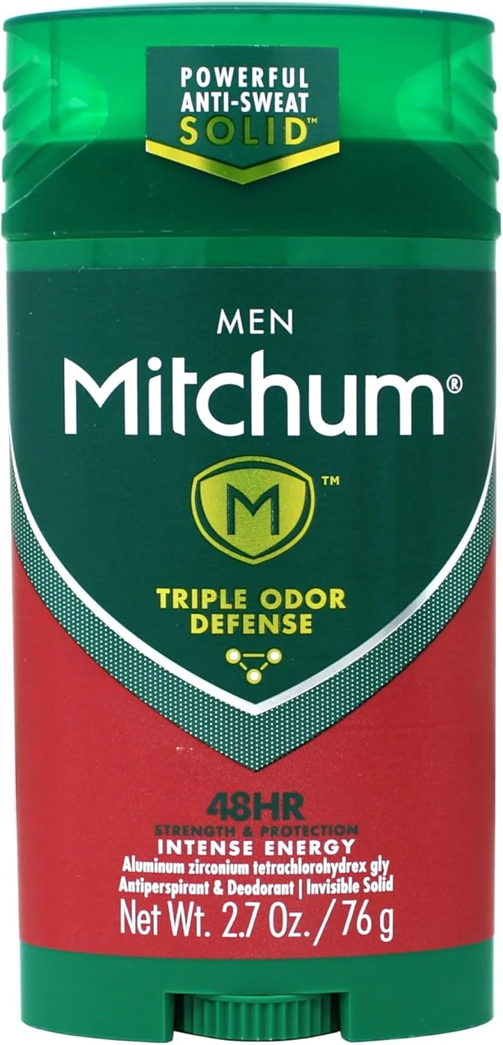 مام ضد تعریق و دئودورانت مردانه میچام - جامد نامرئی - انرژی شدید - وزن خالص 76 گرم در هر استیک - بسته 2 عددی