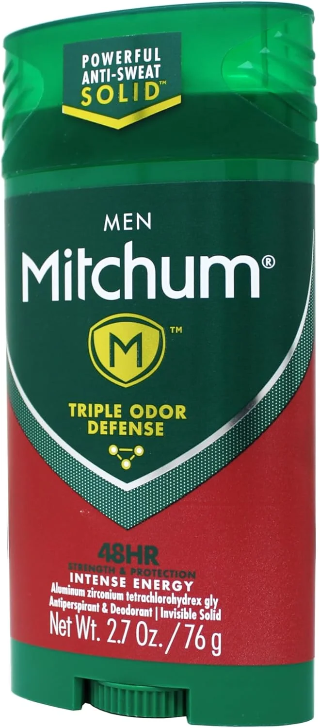 مام ضد تعریق و دئودورانت مردانه میچام - جامد نامرئی - انرژی شدید - وزن خالص 76 گرم در هر استیک - بسته 2 عددی