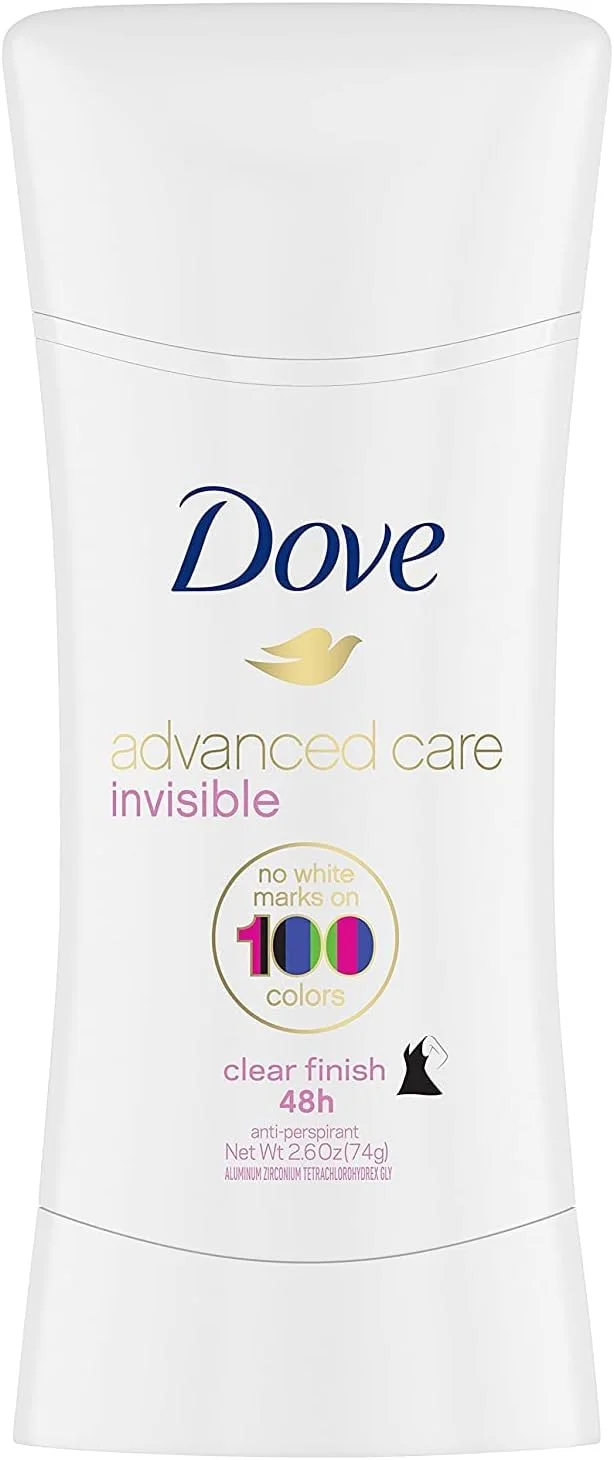 استیک ضد تعریق داو Invisible Advanced Care با پوشش شفاف 74 گرم (بسته 2 عددی)