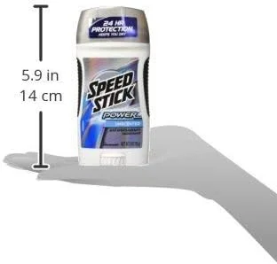 استیک ضد تعریق و خوشبو کننده پاور Speed Stick by Mennen، بدون رایحه، 85 گرم استیک ضد تعریق و خوشبو کننده پاور Speed Stick by Mennen، بدون رایحه، 85 گرم