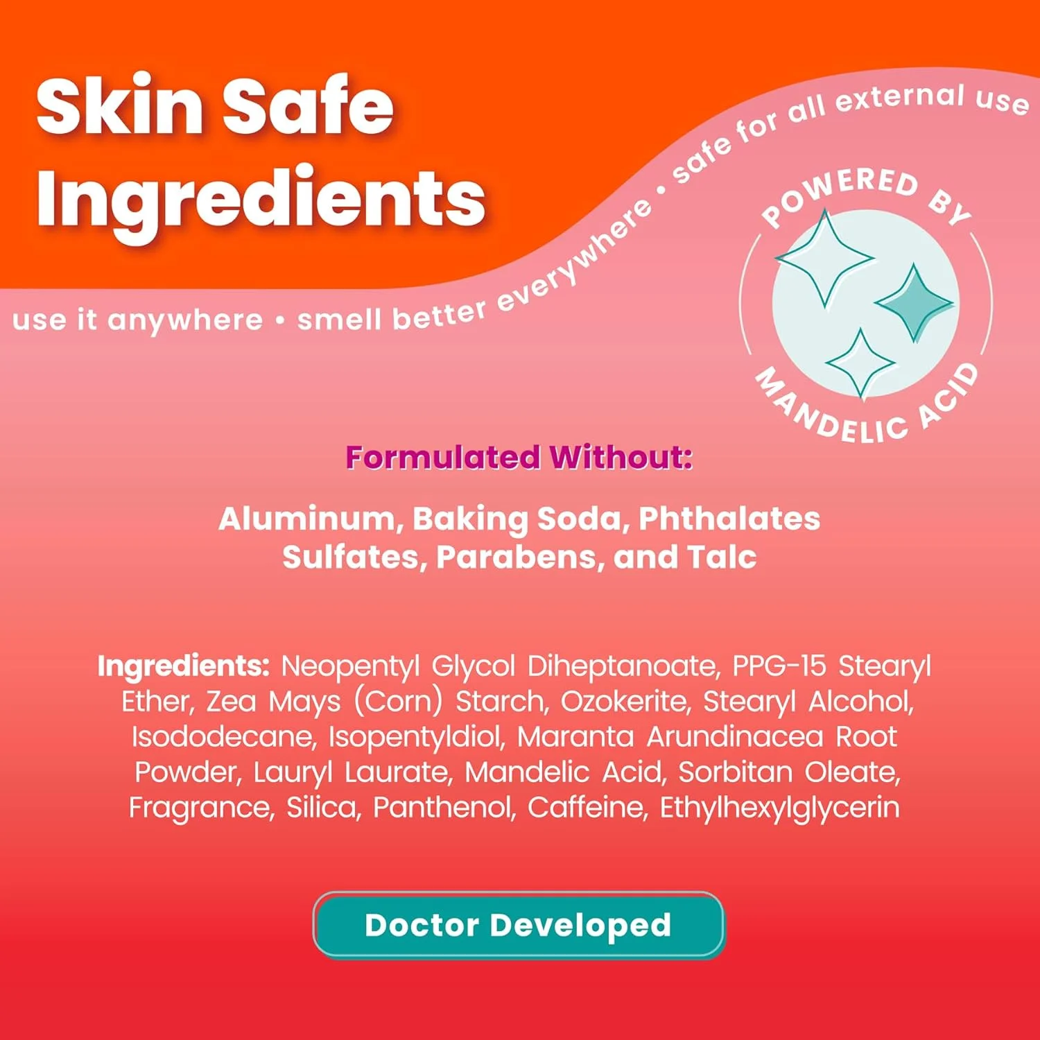 Lume Whole Body Deodorant - Smooth Solid Stick - 72 Hour Odor Control - Aluminum Free, Baking Soda Free and Skin Safe - 2.6 Ounce (Pack of 2) (Peony Rose) Lume Whole Body Deodorant - Smooth Solid Stick - 72 Hour Odor Control - Aluminum Free, Baking Soda Free and Skin Safe - 2.6 Ounce (Pack of 2) (Peony Rose)