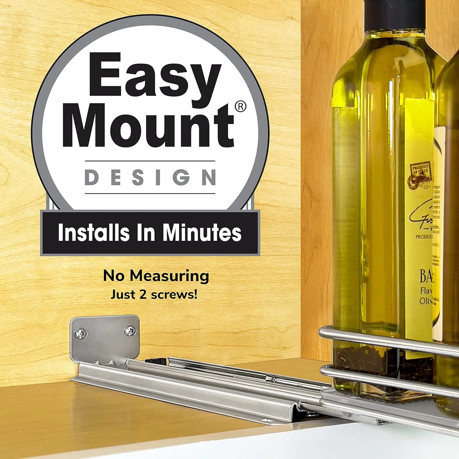 ارگانایزر کابینت ادویه کشویی حرفه ای Lynk